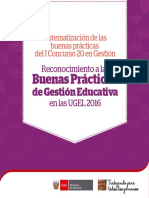 Buenas Prácticas: de Gestión Educativa