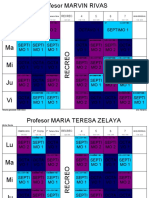 Horario Ceb Docentes X