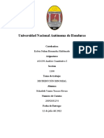 Distribución Binomial en la Universidad Nacional Autónoma de Honduras