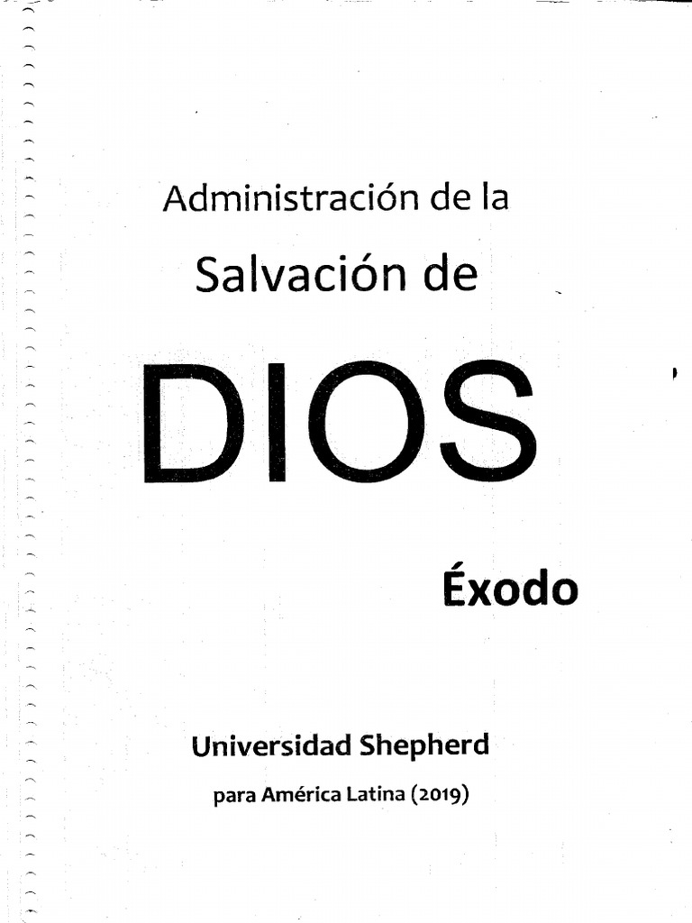 Administracion de La Salvacion de Dios | PDF | Salvación | Libro del éxodo