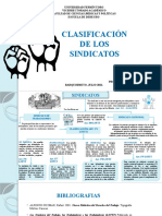 SINDICATOS. Derecho Laboral. 4ta Actividad.