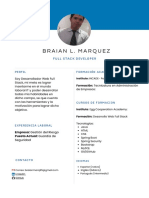 CV - Braian Marquez