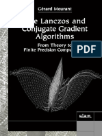 The Lanczos and Conjugate Gradient Algorithms, Gerard Meurant, SIAM
