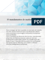 10 Mandamentos Do Marketing Pessoal