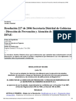 Res 227 de 2006 - Terminos para Estudios Detallados de Amenaza y Riesgo Por Remoción en Masa en BOGOTA.