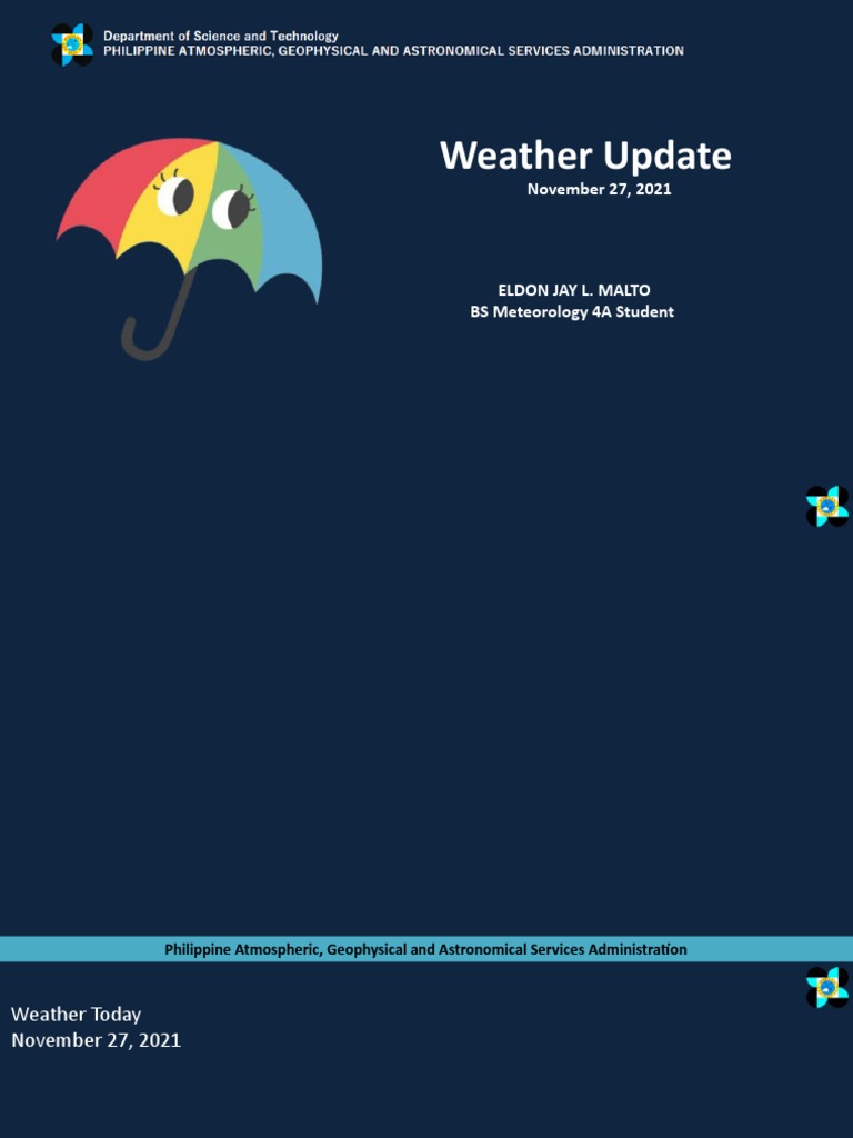 4-Day Weather Forecast for Philippines | PDF | Branches Of Meteorology ...