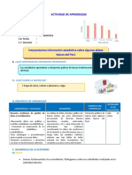 D3 A1 SESION Interpretamos Información Estadística Sobre Algunos Platos Típicos Del Perú