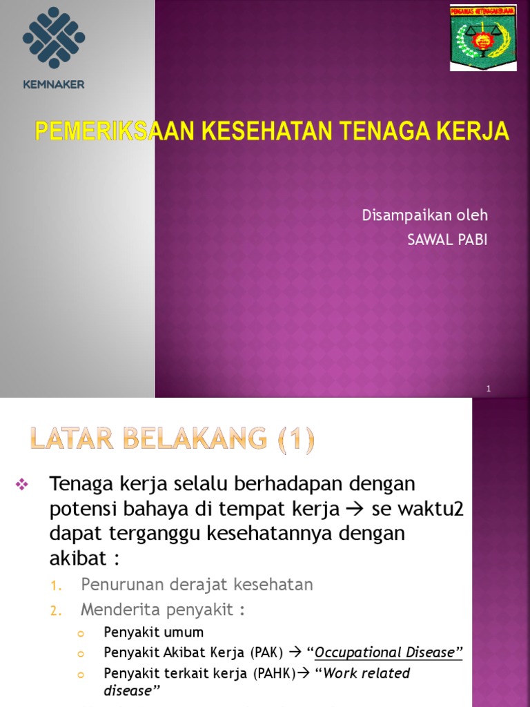 Pemeriksaan kes tk1 pdf kesehatan holistik