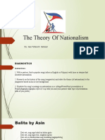 The Theory of Nationalism