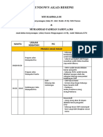 Rundown Acara Akad-Resepsi