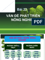 Bai 22 Van de Phat Trien Nong Nghiep