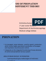 Understanding the Mechanism of Phonation and Theories