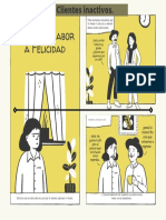 Amarillo Negro Ilustrado Personas Café Amor 3 Viñetas Cómic