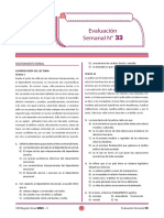 Evaluación Semanal 33