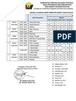 Jadwal Pengawasan Ulangan Akhir Semester Genap 2022