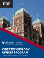 Chief Technology Officer Program Brochure