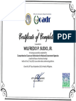 Annex B - Certificate of Completion_Arb 2 _Sudio