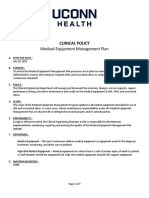 Medical Equipment Management Plan 11 021