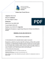 Unificación de La 1era y 2da Etapa Del Proyecto de Innovación Ed PDF