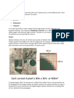 Spatial Spectral Radiometric Temporal