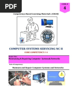 Computer Systems Servicing NC Ii: Competency-Based Learning Materials (CBLM)