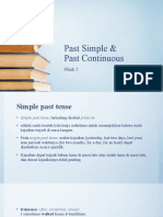 Past Simple Continuous Tense