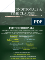 First Conditionals & Time Clauses