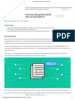 Optical Character Recognition - OCR Text Recognition