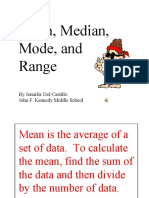 Mean, Median, and Mode PowerPoint