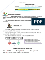 Q4 - Week 1 - Illustrating Quartiles, Deciles and Percentiles