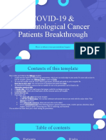 Covid 19 Haematological Cancer Patients Breakthrough