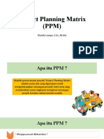 Project Planning Matrix (PPM) : Wanda Lasepa, S.GZ, M.Gizi