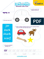 Jar Dark Shark Scarf: Join The Dots and Colour in The Car