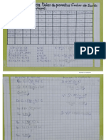 Tabla Frecuencia Con Promedios Finales de Sexto Grado de Primaria