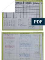 Tabla de Frecuencia de La Prueba Pedagogica