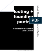 Losting + Founding Poetry - Sub - Versive Academic Love Letters