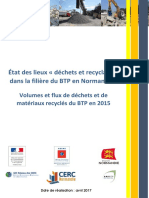 Etude Dechets Du BTP en Normandie en 2015 Version 18102017