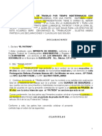 Contrato Por Tiempo Indeterminado Con Periodo de Prueba