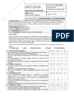 Evaluation Guide For USL Students: E-Form4 S-SL