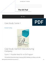 Case Study - Scene 1 - The EA Pad