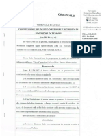 112-03-Valco Turendo set- Giudice BUFO - Avv Borsellino - COSTITUZIONE - Revoca contratto affitto azienda