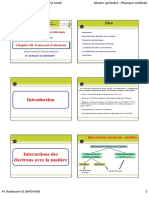 Chapitre III. Faisceaux D'électrons