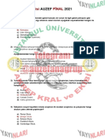 İletişim Sosyolojisi Final: Auzef 2021