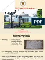 Materi Protokol Istana Bogor