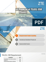 ZTE Technical Proposal of TELCEL CSR Project