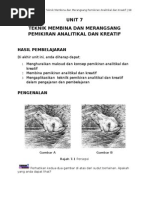Download Unit 7 Modul 2 Pemikiran Analitikal Dan Kreatif v2003 by anon_377498501 SN58287891 doc pdf