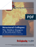 Structural Collapse:: The Hidden Dangers of Residential Fires