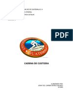 Criminalistica Cadena de Custodia PDF