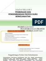 Kegiatan Belajar 3:: Pembinaan Dan Pengembangan Profesi Guru Berkelanjutan