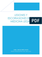 Lesion y Escoriacion - Perez Cuautle